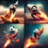 drawings made by ai, behind midjourney, bing image generator etc