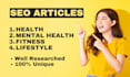 write engaging mental health, health, and fitness articles