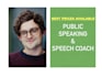 be your public speaking and speech coach