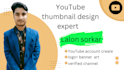youtube channel create and setup logo design or tumble