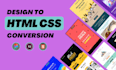 convert figma, psd, sketch, xd to html