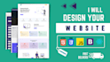 design your website using html, css, js, bootstrap and react