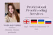 proofread your text translated into russian or ukrainian