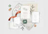 do paperless wedding stationery set into illustration