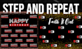 creatively make step and repeat banners