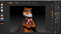 create stylized 3d cartoon character for games and 3d printing