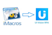 convert imacros script to UI vision rpa macro
