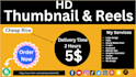 design eye catchy reels cover photos thumbnail