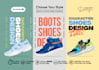create boy and girl shoes design for brand and manufacture