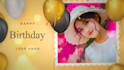 create beautiful happy birthday wish video