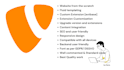 create typo3 website from scratch to good quality with SEO,