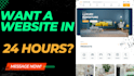 build a luxury, premium, and responsive website in 24 hours