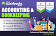 do accurate online bookkeeping, setup and clean up
