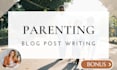 write a parenting blog or an article about family, motherhood and pregnancy