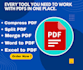 compress, merge, split, and convert pdf files