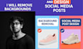 remove backgrounds and design stunning social media posts
