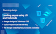 design attractive landing pages using javascript and tailwinds