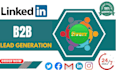 build b2b linkedin lead generation targeted business prospect contact email list