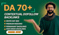 do white hat SEO with high quality contextual dofollow backlinks