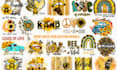 files  pdf package design  shirt bundle sunflower bundle svg