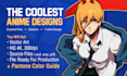draw your custom anime character for enamel pin, sticker, or tshirt design
