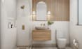 design and render bathroom