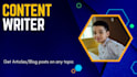 write appealing articles and blogs on any topic