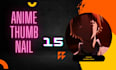 make anime thumbnail that attract viewer