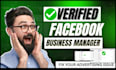 fix or create facebook business manager and ad account
