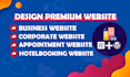 design professional business website or corporate website
