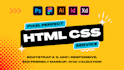 convert psd to html figma to html xd to html css bootstrap5 responsive