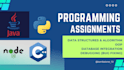 do python, c, cpp, js, node, java assignments and projects