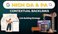 do profile and contextual authority manual backlinks package