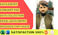 be your VA of data entry, b2b
