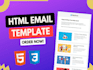 create HTML email template, responsive email template