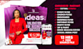 create postcard,  marketing flyer, event flyer design in 12hrs