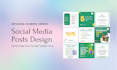 design creative and aesthetic instagram and linkedin posts
