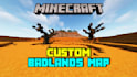 create minecraft badlands map
