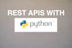 create a rest API using python