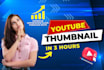design a unique and perfect youtube and facebook thumbnail