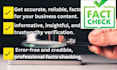 fact check your business document