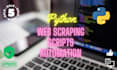 do python web scraping, data extraction, web scraper for any website