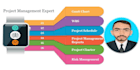 design gantt chart, wbs, risk plan and report writing