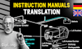 make instruction manuals in german language