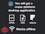 build a crossplatform desktop application with python or electronjs