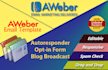 design aweber responsive email template