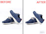 edit and retouch footwear image