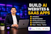 build ai saas web app, ai website and custom full stack application