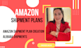 create amazon shipment plan and source from china to amazon warehouse, amazon va