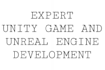 build 2d 3d game developer, unity and unreal engine for pc and mobile